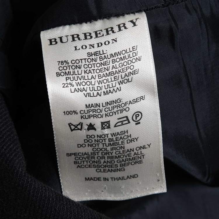 Pre Owned Burberry Black Sleeveless Midi Dress XS