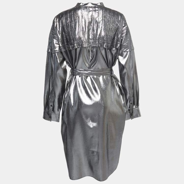 Burberry store metallic dress