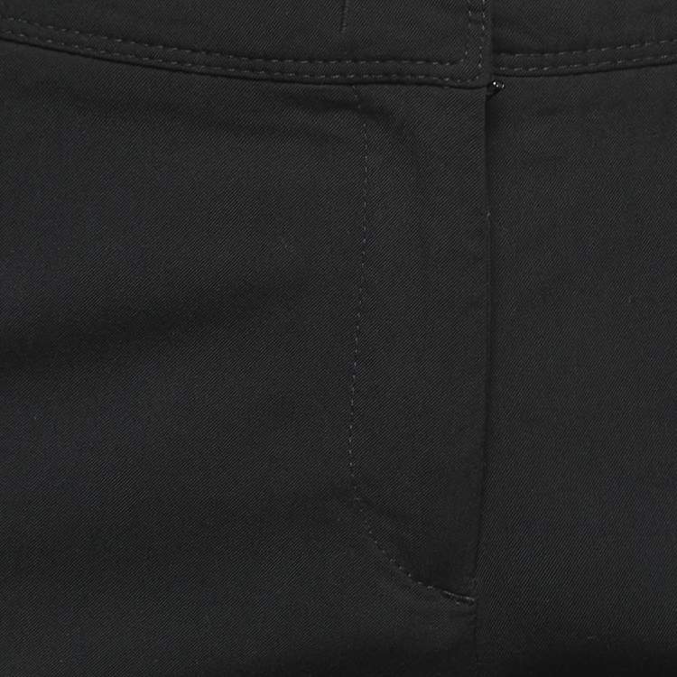 مملوكة مسبقًا Burberry Black Crepe Trousers S 