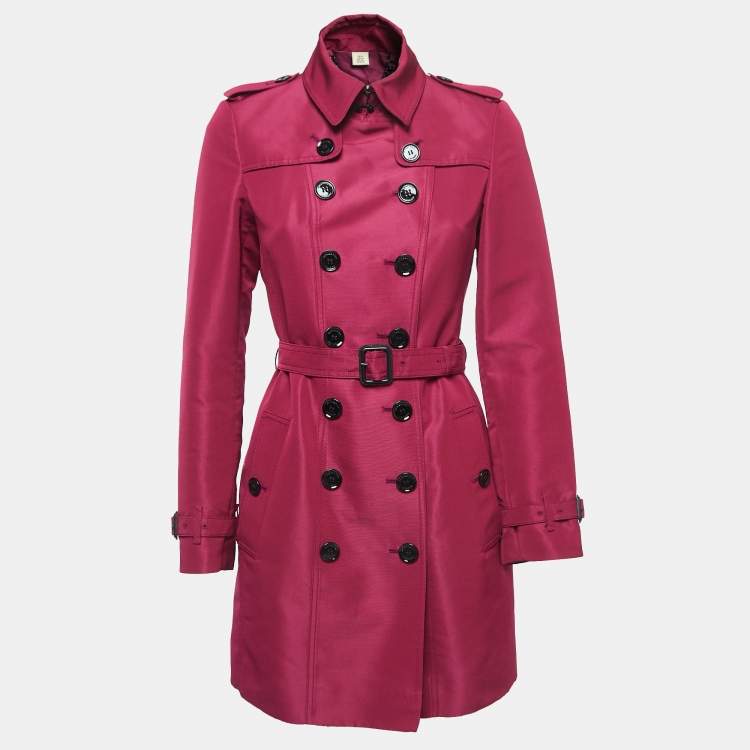 Burberry coat hot sale womens pink