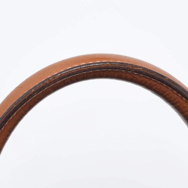 Pre Owned Burberry Multicolor House Check Canvas,Suede and Leather Tote