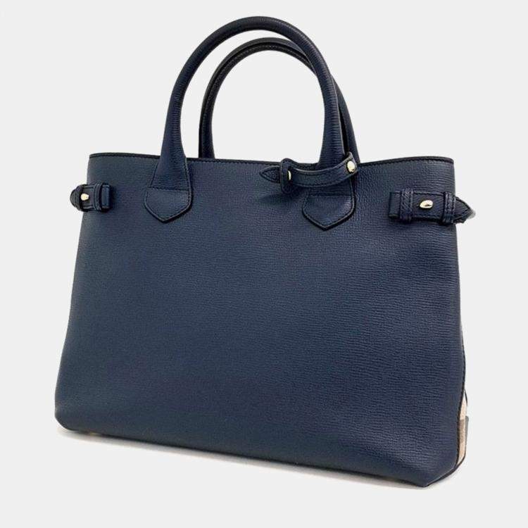Pre Owned Burberry Banner Medium Bag