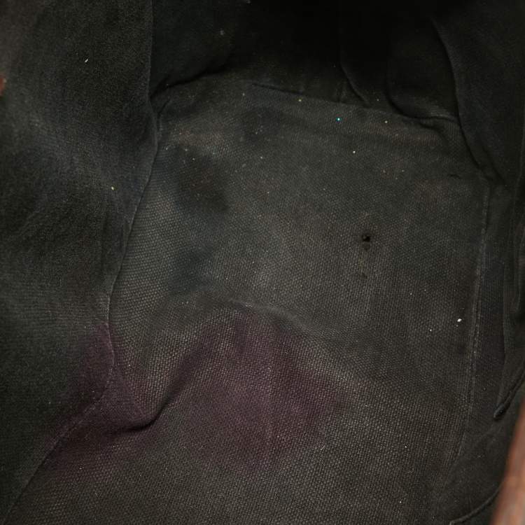 Pre Owned Burberry Beige Coated Canvas Leather Totes