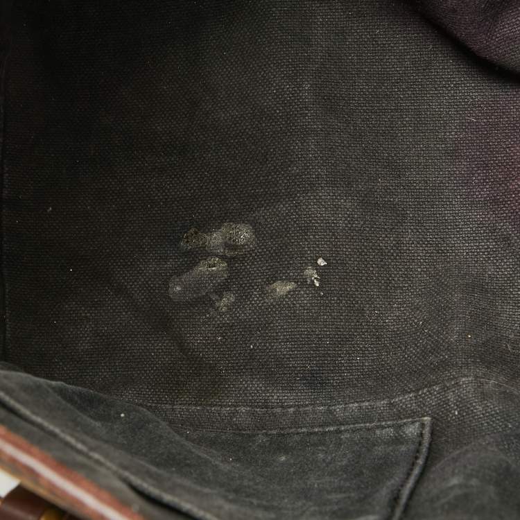 Pre Owned Burberry Beige Coated Canvas Leather Totes