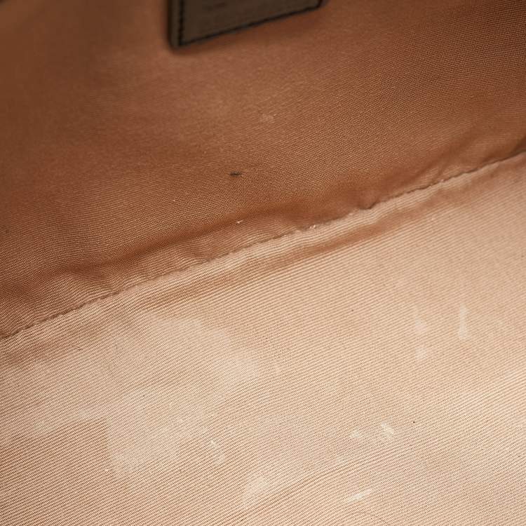 Pre Owned Burberry Black/Beige Nova Check PVC Regent Tote