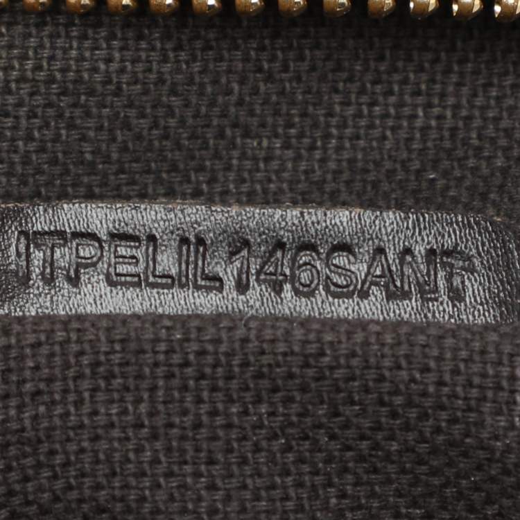 Pre Owned Burberry Brown/Black Leather Tassel Detail Satchel
