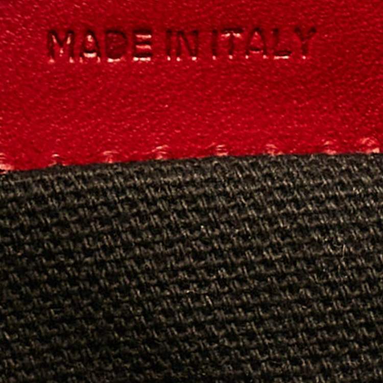 Pre Owned Burberry Red Suede and Leather Bucket Bag