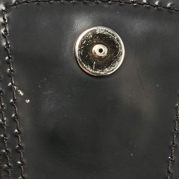 Pre Owned Burberry Black Quilted Nylon Brooke Hobo