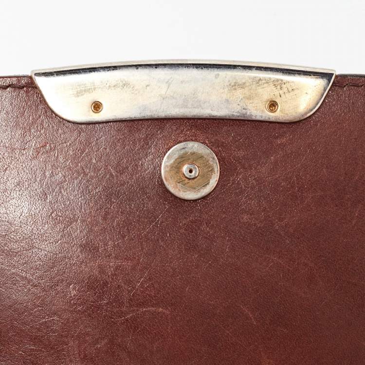 Pre Owned Burberry Brown/Beige Nova Check Canvas and Leather Abbott Shoulder Bag