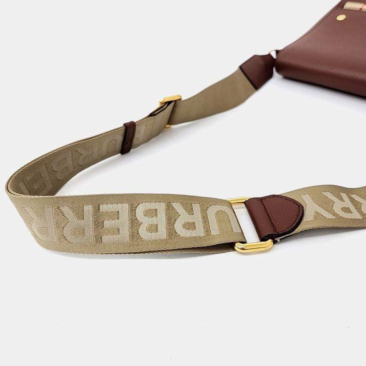 Pre Owned Burberry Note Crossbody Bag