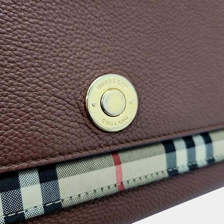 Pre Owned Burberry Note Crossbody Bag