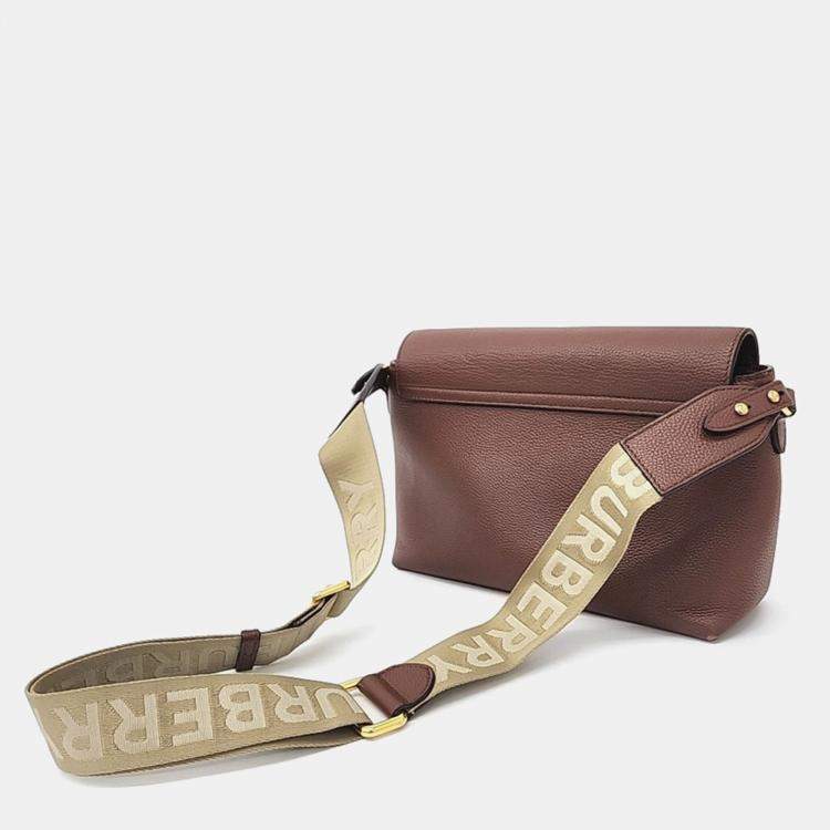 Pre Owned Burberry Note Crossbody Bag