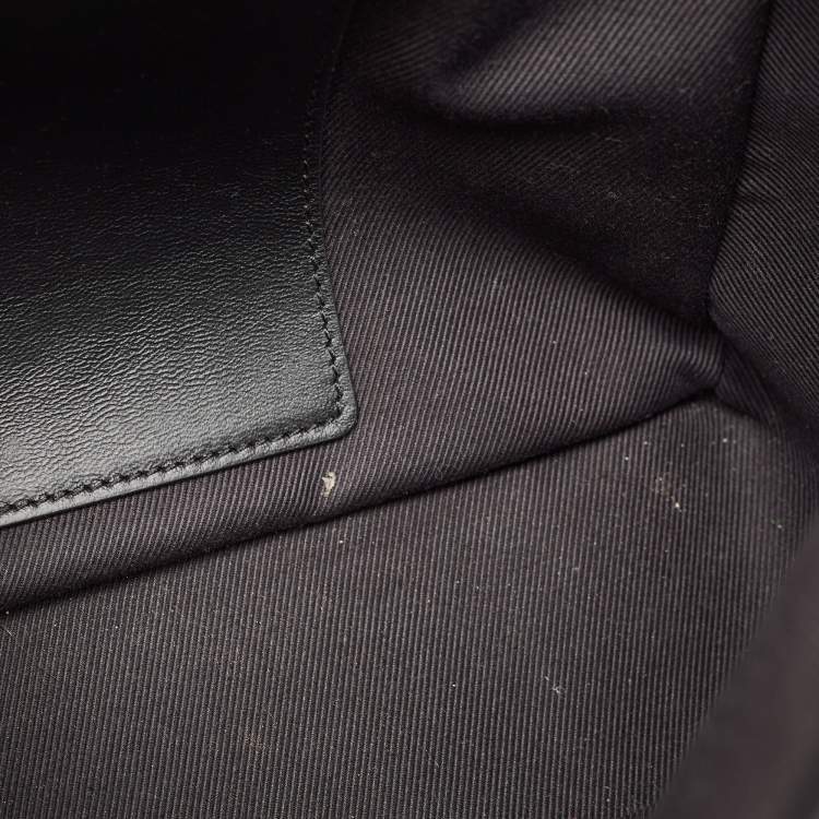 Pre Owned Burberry Black Quilted Leather Lola Flap Shoulder Bag