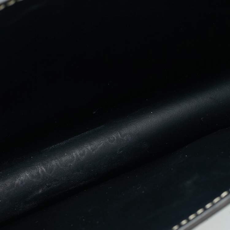 Pre Owned Burberry Tricolor Canvas and Leather Small TB Shoulder Bag