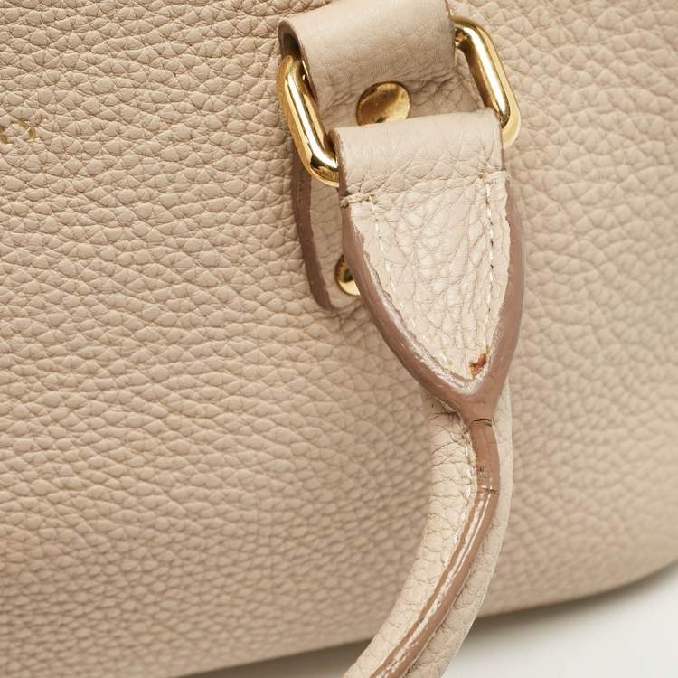 مملوكة مسبقًا Burberry Beige Leather Bloomsbury Heritage Bag