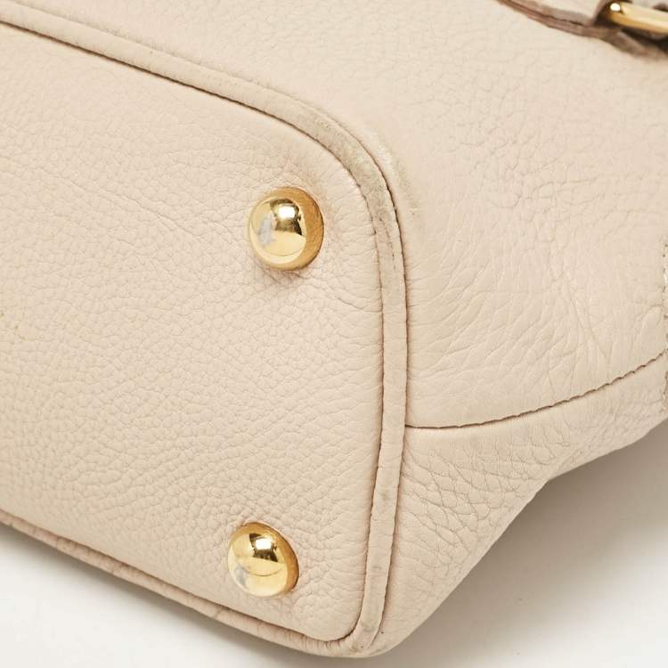 مملوكة مسبقًا Burberry Beige Leather Bloomsbury Heritage Bag