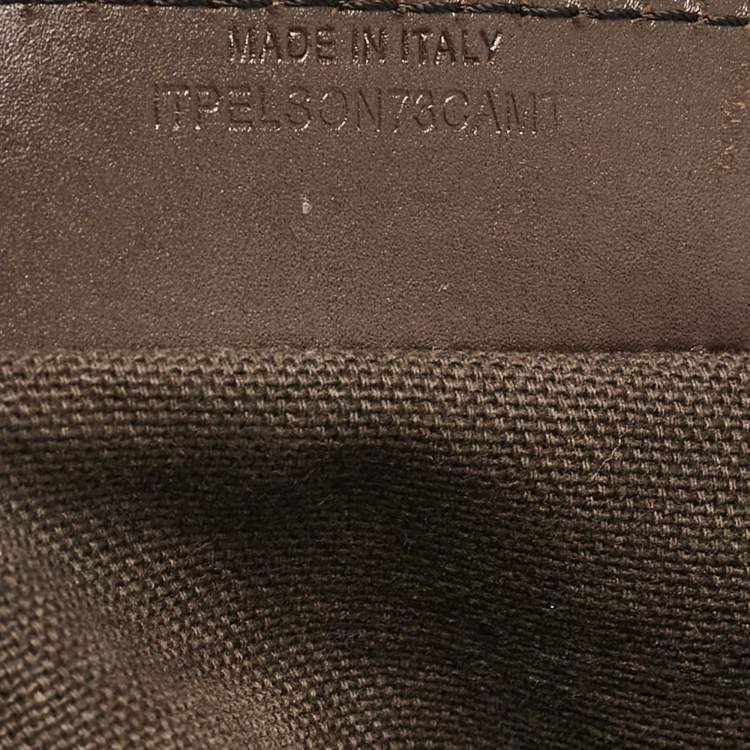 Pre Owned Burberry Beige/Brown Haymarket Check PVC and Leather Chester Boston Bag