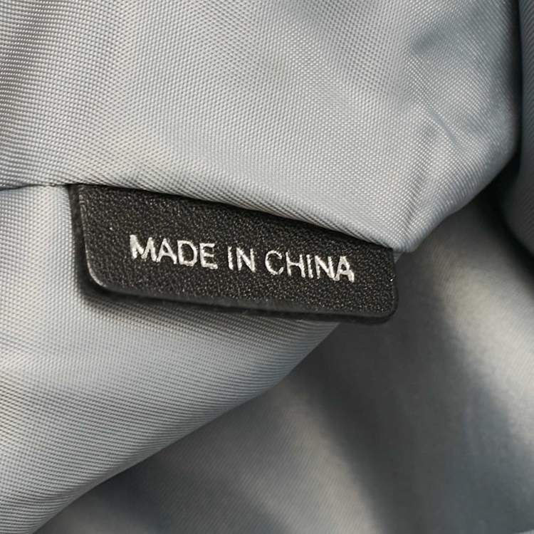 Pre Owned Burberry Khaki/Black Nova Check Nylon and Leather Buckleigh Tote