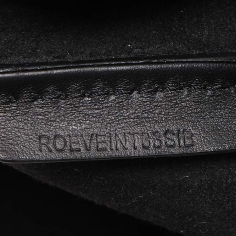 Pre Owned Burberry Black Leather Remington Shopper Tote