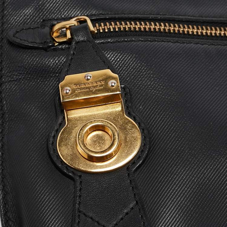 Pre Owned Burberry Black Pendleton Clutch