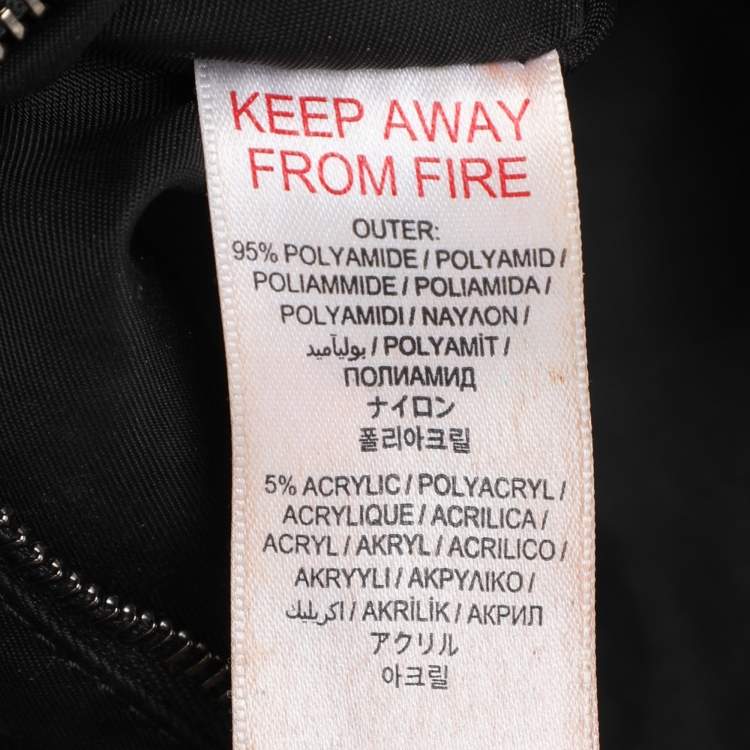 Pre Owned Burberry Grey/Black Beat Check Nylon and Patent Leather Lowry Tote