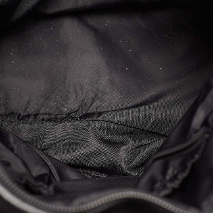Pre Owned Burberry Black Super Nova Check Nylon Diaper Bag