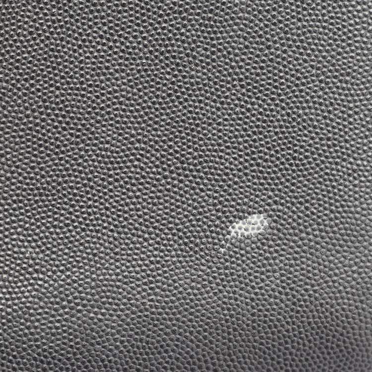 Pre Owned Burberry Black Leather Medium TB Shoulder Bag