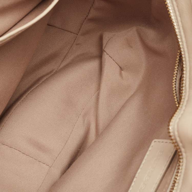 Pre Owned Burberry Beige Smoke Check PVC Waltham Shoulder Bag