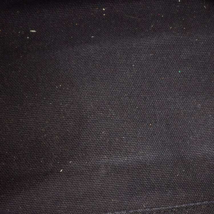 Pre Owned Burberry Brown/Beige House Check Fabric and Leather Small Banner Tote