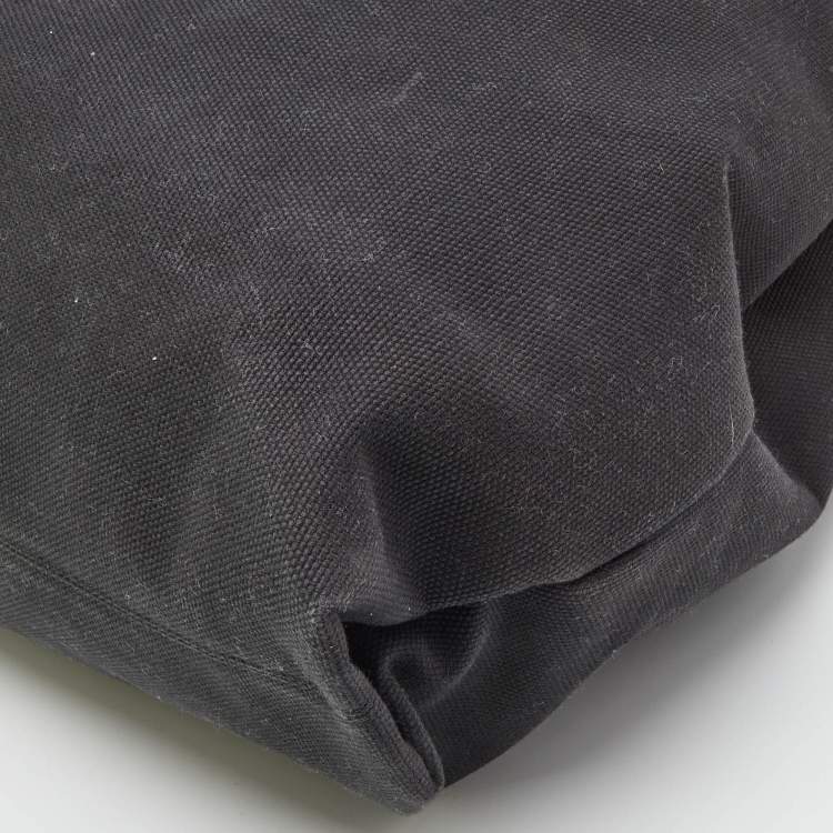 Pre Owned Burberry Black Canvas Lewes Tote