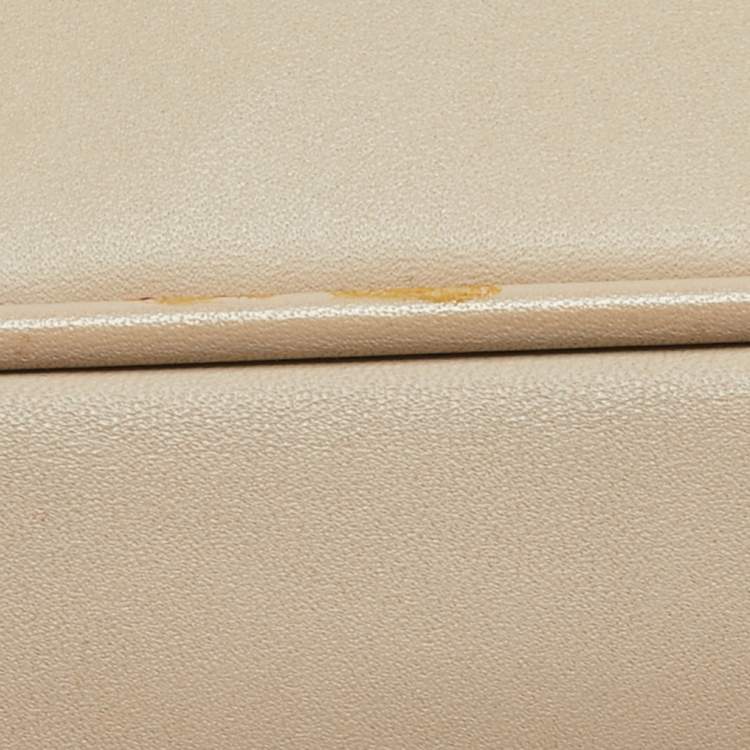 Pre Owned Burberry Beige Smoked Check PVC Tote