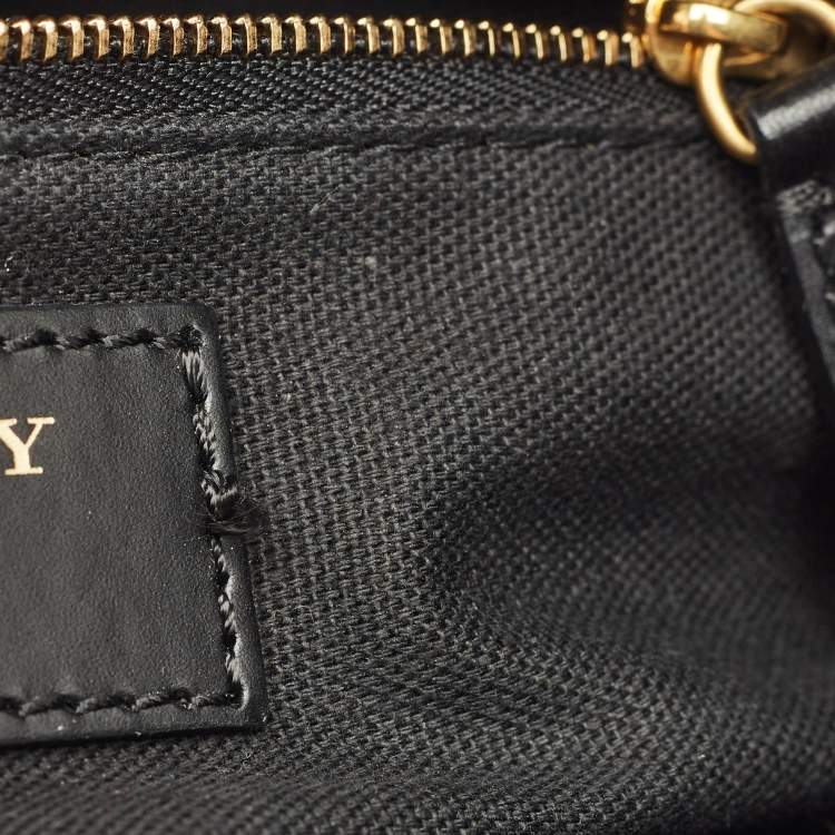 Pre Owned Burberry Multicolor Tartan Mix Fabric and Leather Small Banner Tote