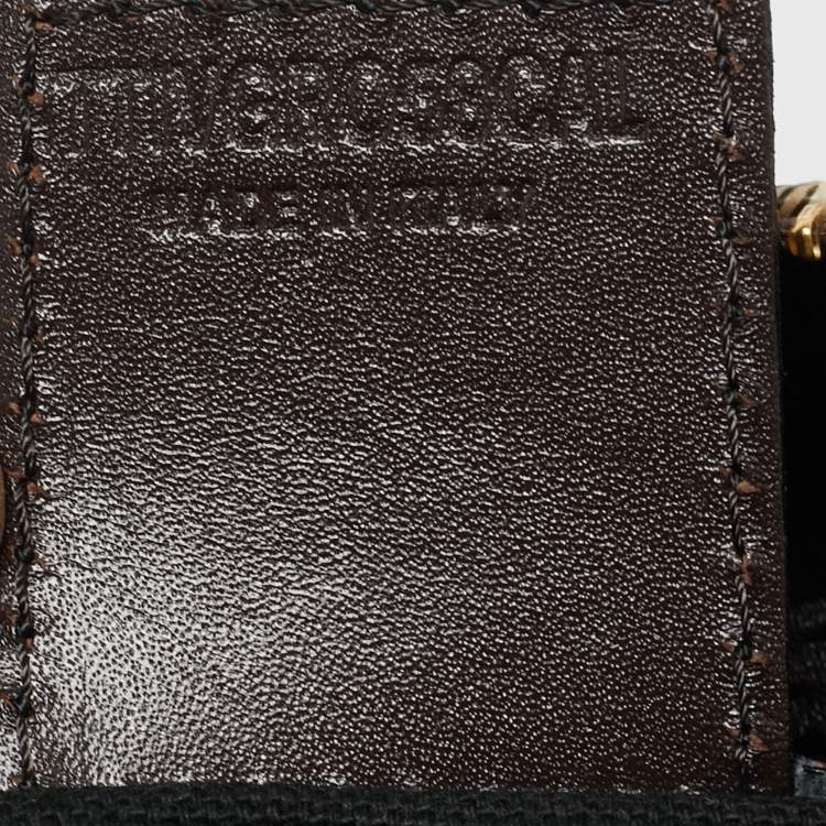 Pre Owned Burberry Beige/Brown Haymarket Check PVC and Leather Chester Boston Bag