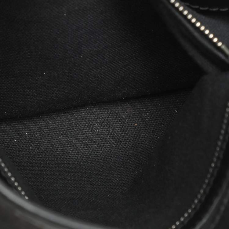 Pre Owned Burberry Black/Grey Mega Check Canvas and Leather Tote