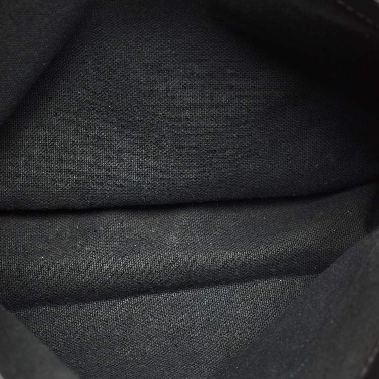 Pre Owned Burberry Beige/Black House Check Coated Canvas and Leather Tote