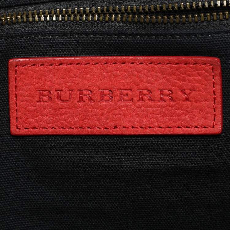 Pre Owned Burberry Beige/Pink Mega Check Canvas and Leather Drifton Backpack