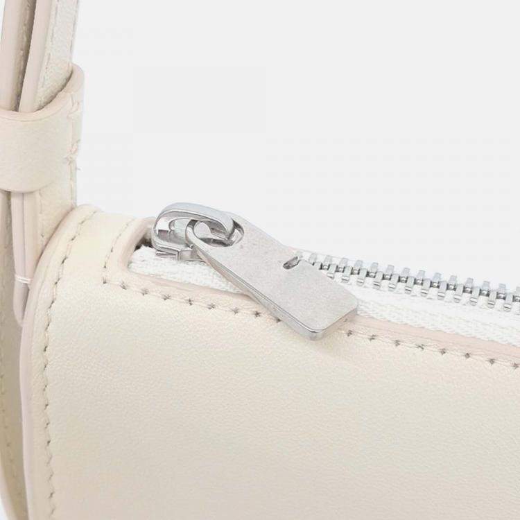 Pre Owned Burberry Cream Leather shoulder bag