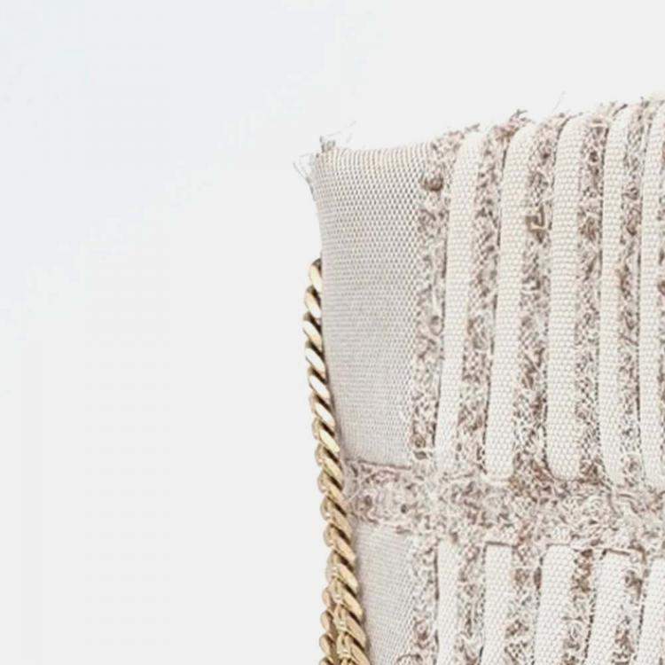 Pre Owned Burberry Beige Fabric Bucket Bag