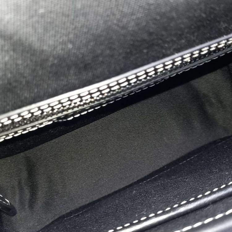 Pre Owned Burberry Brown Canvas Rider Check Crossbody Bag