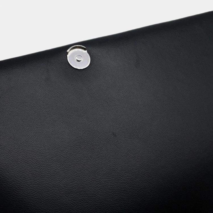 مملوكة مسبقًا Burberry Roller Chain shoulder Black/White Canvas Leather