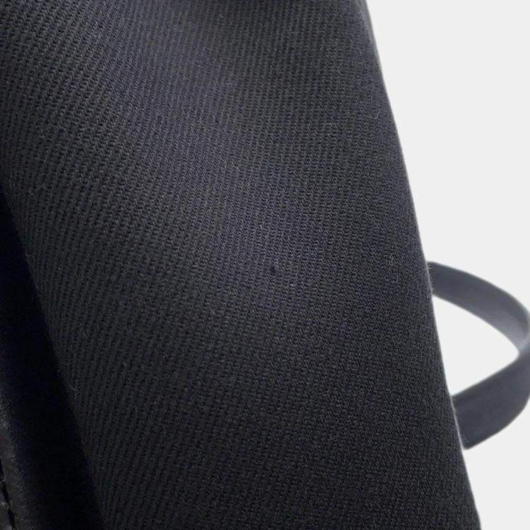 مملوكة مسبقًا Burberry Roller Chain shoulder Black/White Canvas Leather