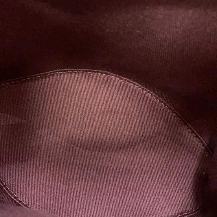 Pre Owned Burberry Checked Bucket Bag Archive Beige/Briar Brown Pvc Leather Size Mini