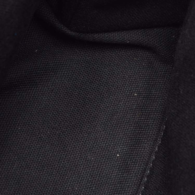 Pre Owned Burberry Red/Beige Leather and House Check Fabric Small Banner Tote