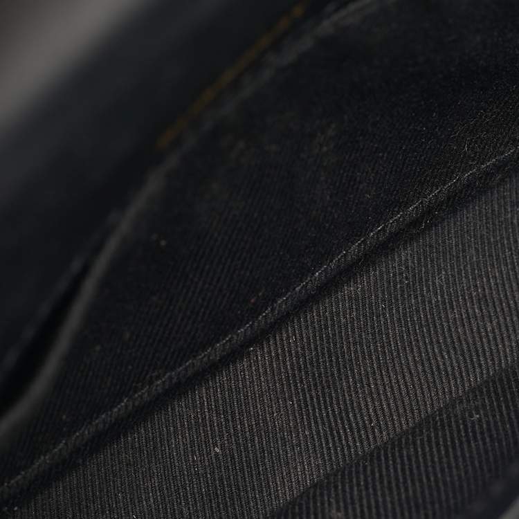 Pre Owned Burberry Black Quilted Leather Mini Lola Chain Crossbody Bag