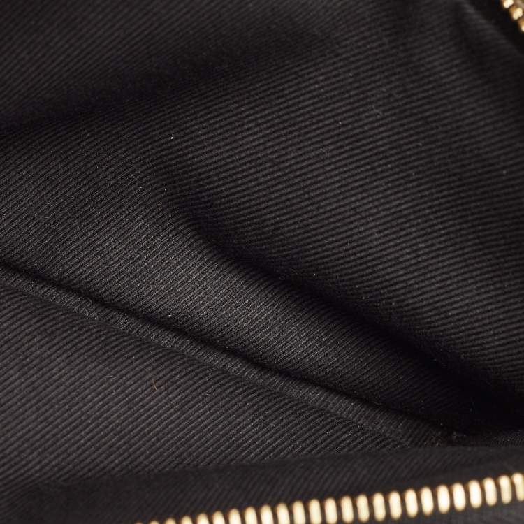 Pre Owned Burberry Brown/Black Leopard Print Calfhair and House Check Fabric TB Camera Bag