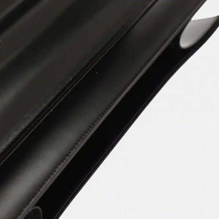 Pre Owned Burberry Black Leather Handbag