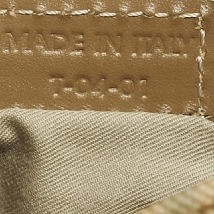 Pre Owned Burberry Pink/Beige House Check Nylon and Leather Barrel Bag