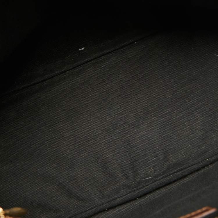 Pre Owned Burberry Beige/Brown Haymarket Check Coated Canvas and Leather Tote