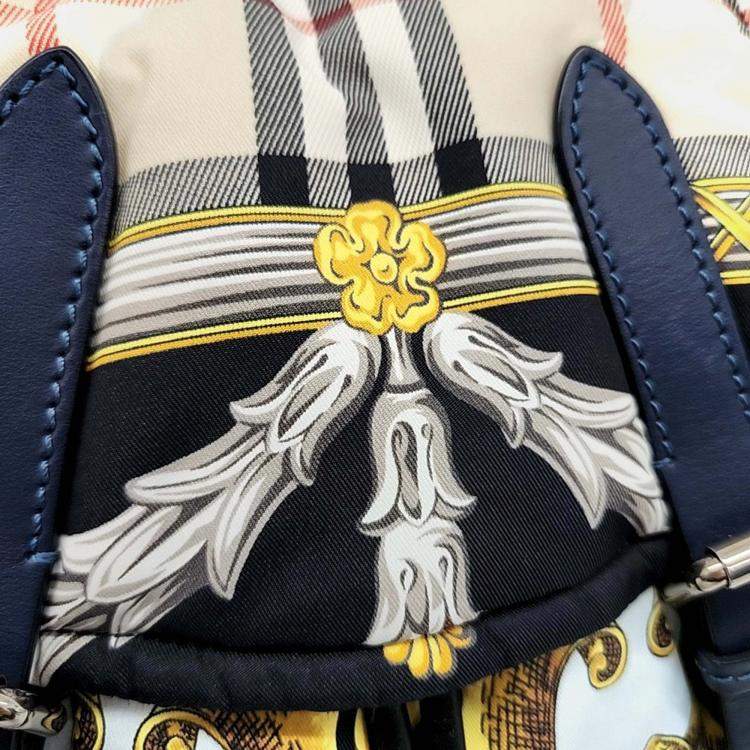 Pre Owned Burberry Multicolor Fabric Rucksack Backpack