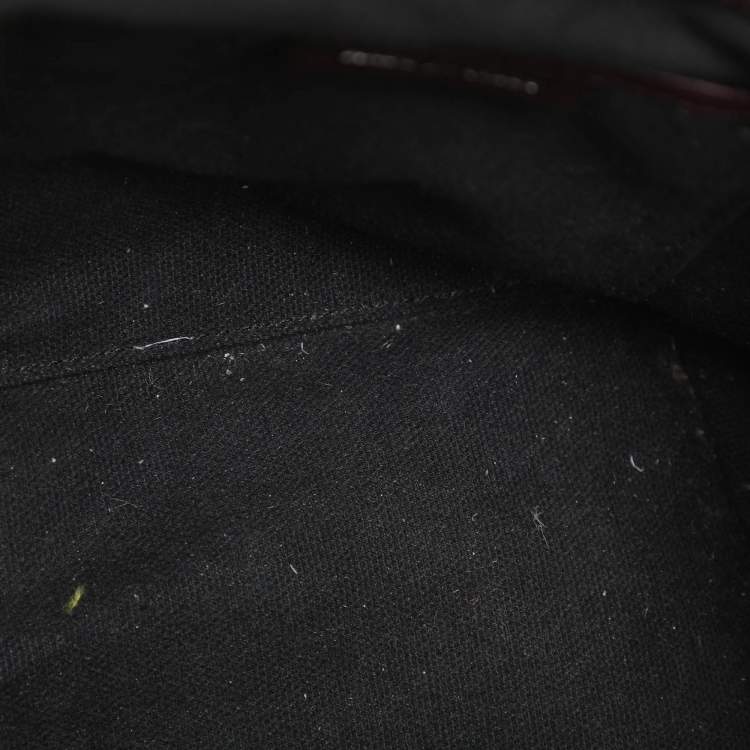 Pre Owned Burberry Banner Small Beige Vintage Check Canvas Tote